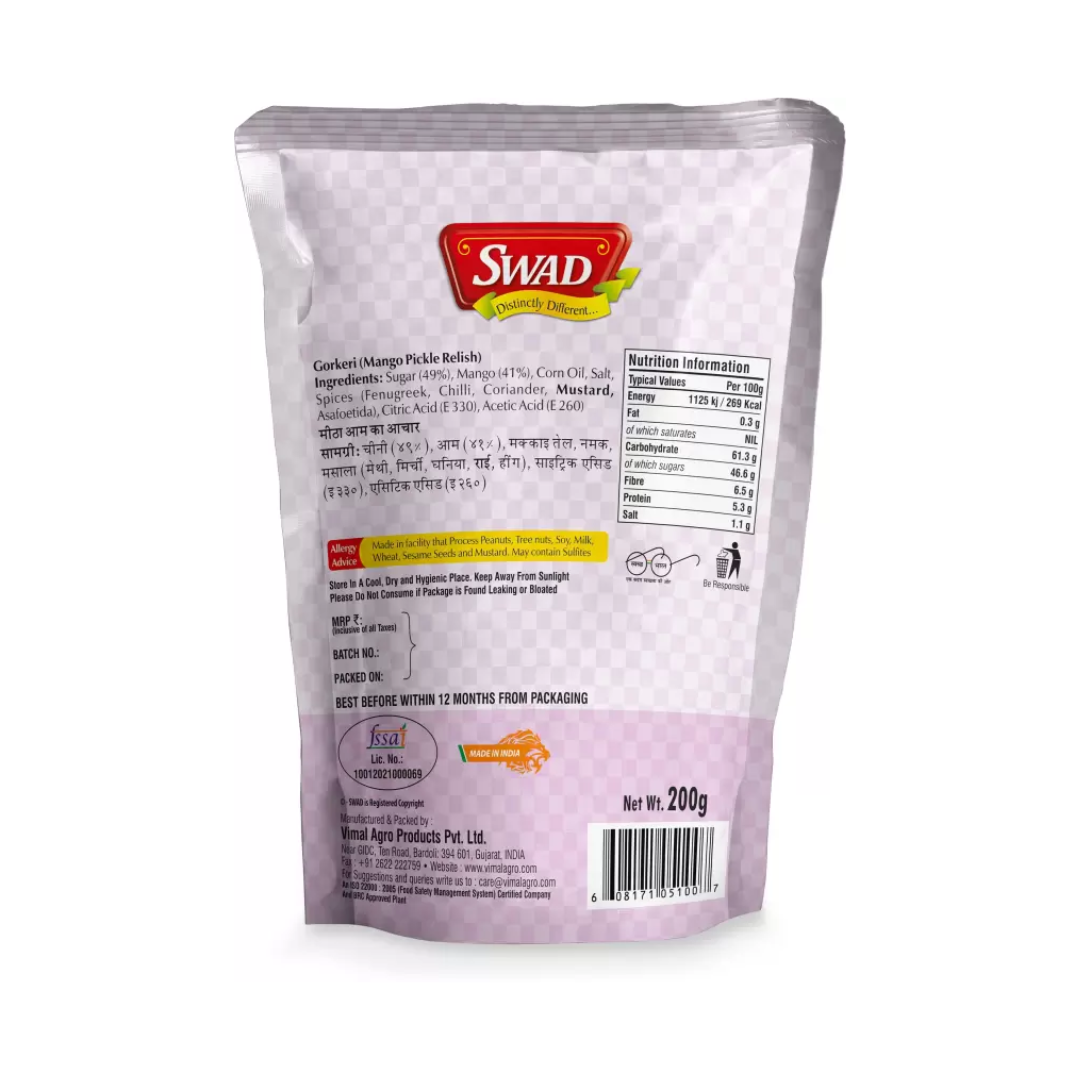 Shop Swad Gorkeri (Meetha Aaam) 200 gms online at best prices on The State Plate