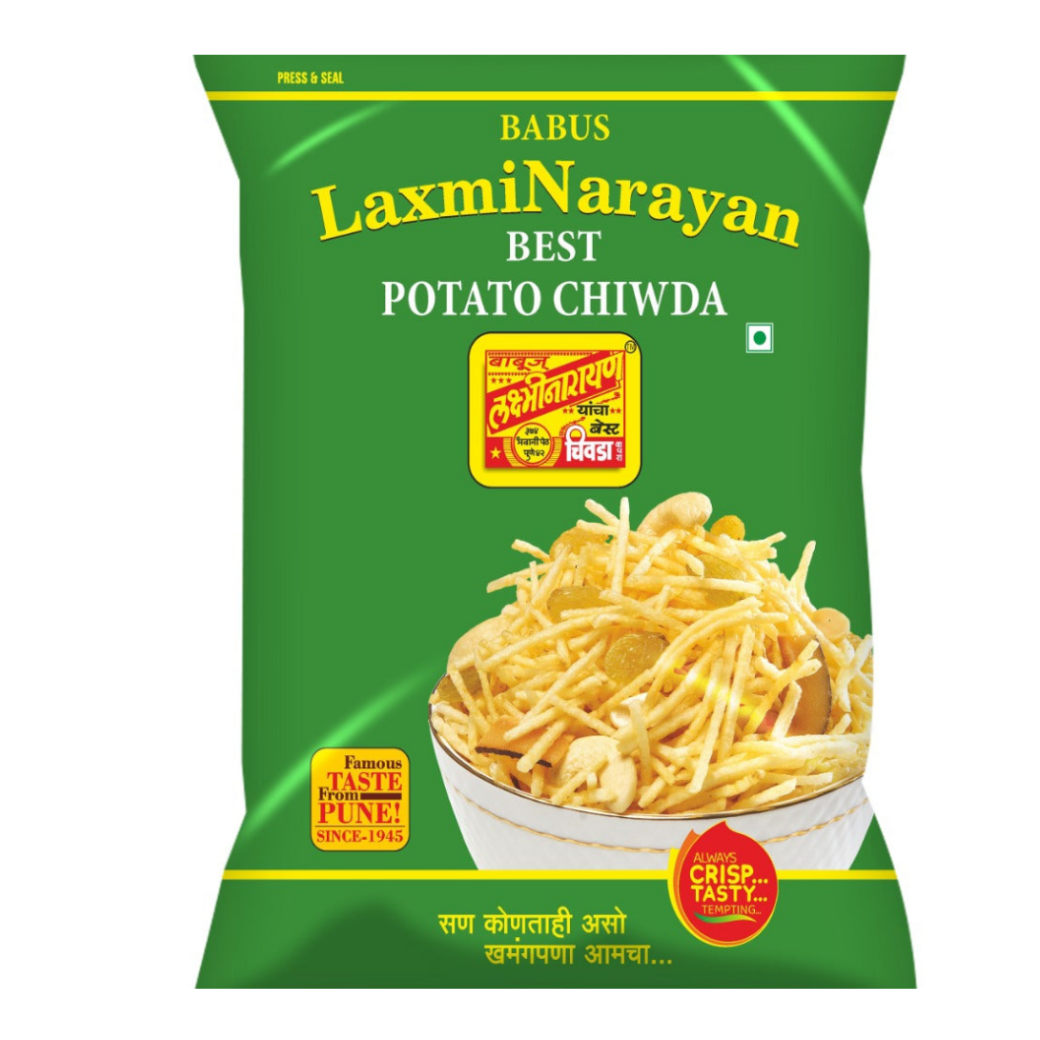 Shop Laxmi Narayan Best Potato Chiwda 250 gms online at best prices on The State Plate