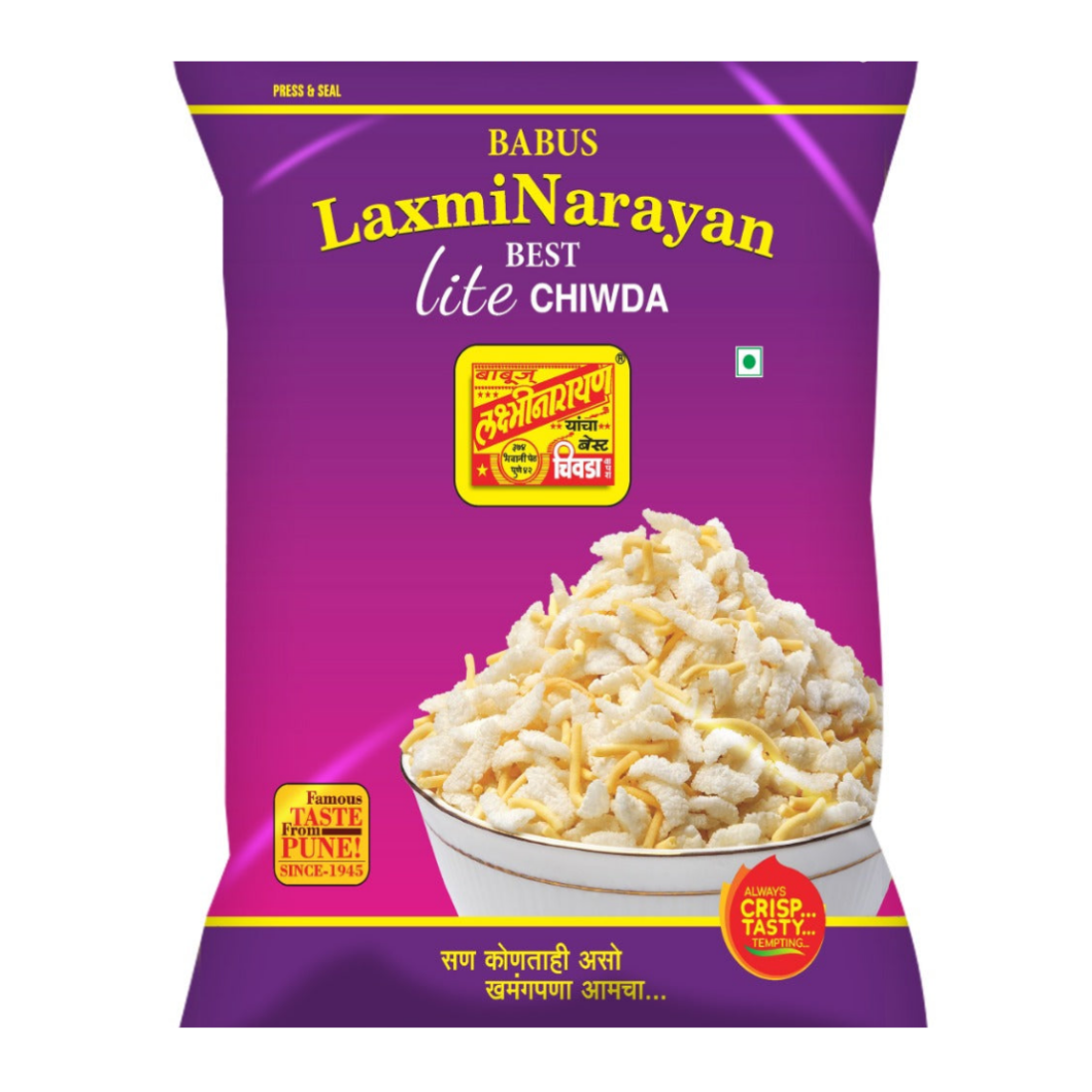 Shop Laxmi Narayan Best Lite Chiwda 250 gms online at best prices on The State Plate