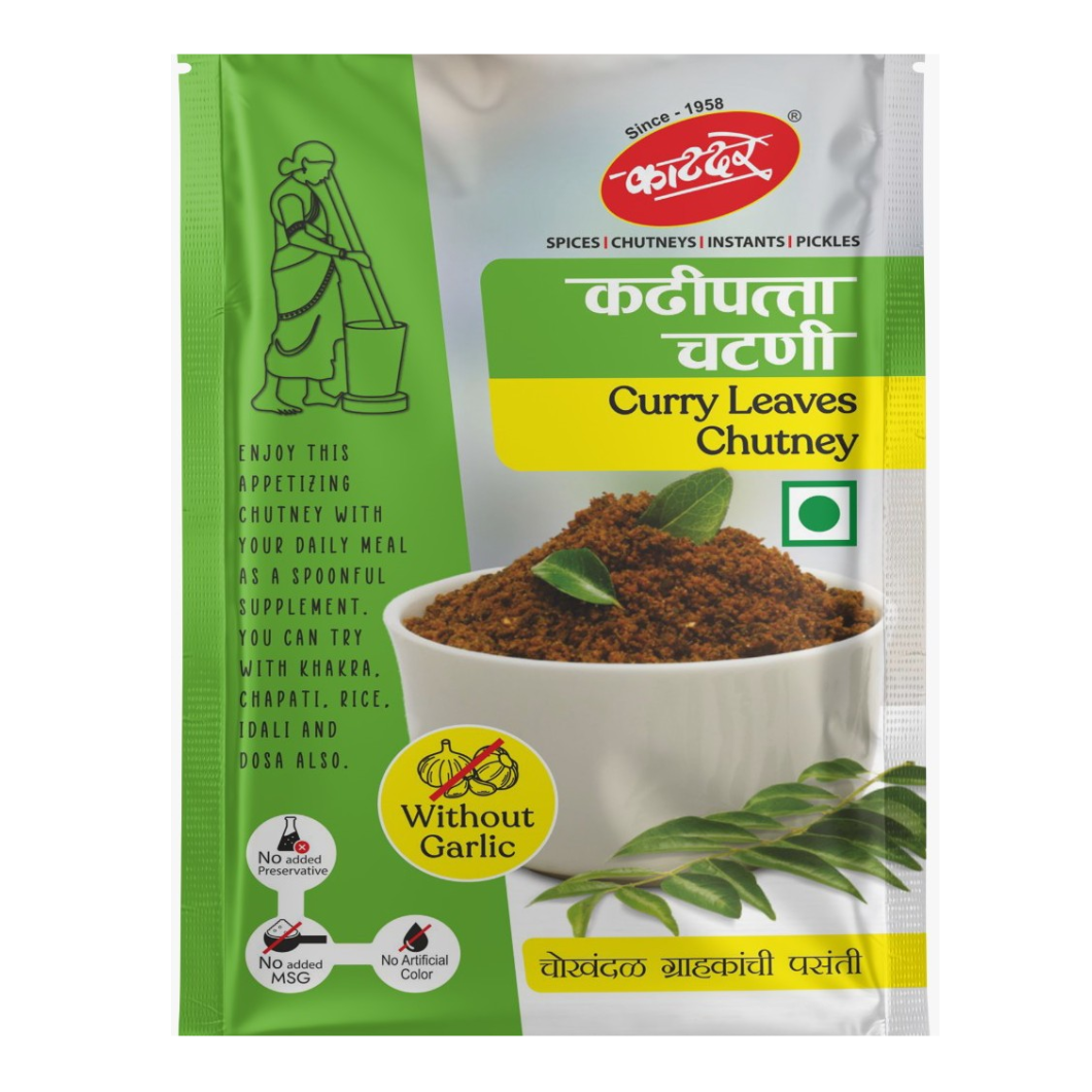 Buy Katdare Curry Leaves (Kadhi Patta) Chutney 50 gms online The