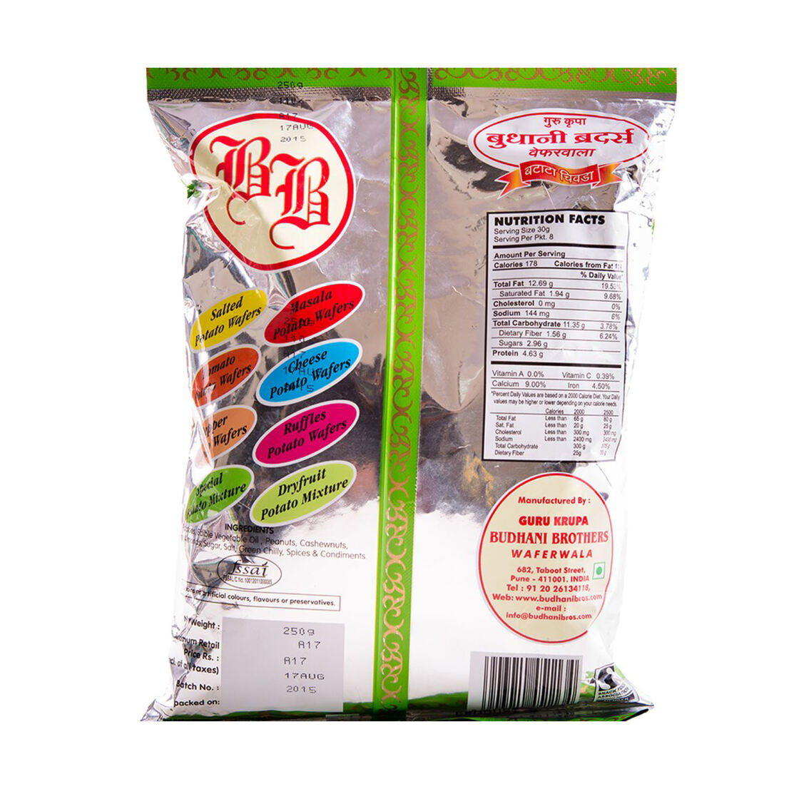 Shop Budhani Bros Dryfruit Potato Mixture 200 gms online at best prices on The State Plate