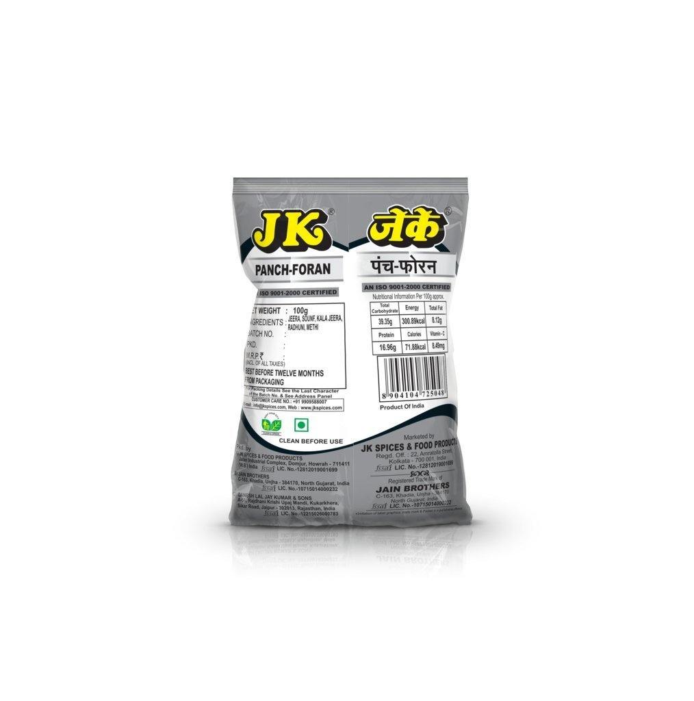 Shop JK Spices Panch Phoron 100 gms online at best prices on The State Plate