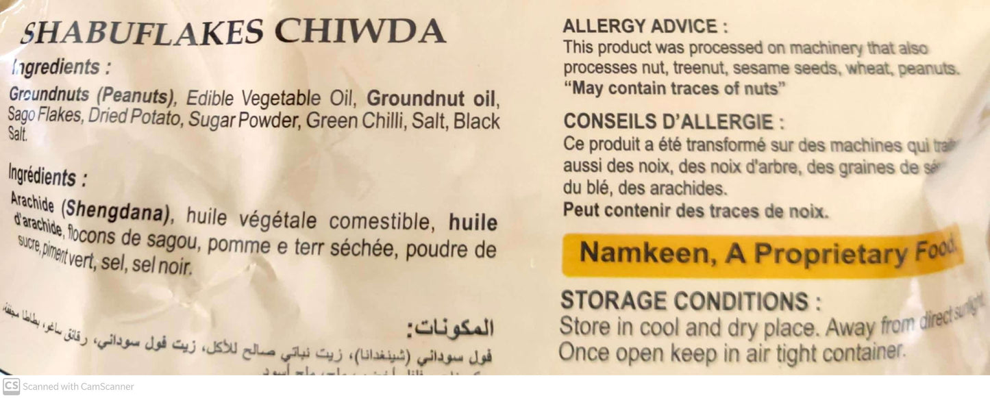 Shop Laxmi Narayan Shabuflakes Chivda 250gm online at best prices on The State Plate