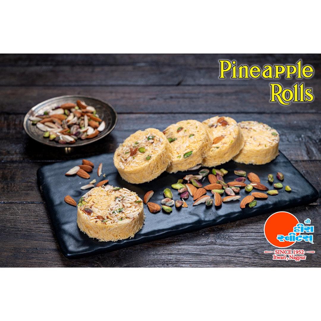 Shop Bhagat's Pineapple Sonrolls from Shree Heera Sweets 250 gms online at best prices on The State Plate