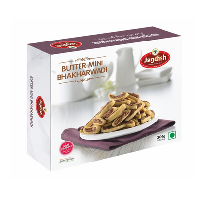 Shop Jagdish Farshan Butter Mini Bhakarwadi 300 gms online at best prices on The State Plate