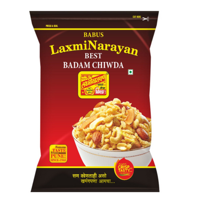 Shop Laxmi Narayan Best Badam Chiwda 250gms online at best prices on The State Plate