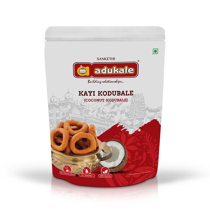 Shop Kayi (Traditional Coconut) Kodubale by Adukale 180 gms online at best prices on The State Plate