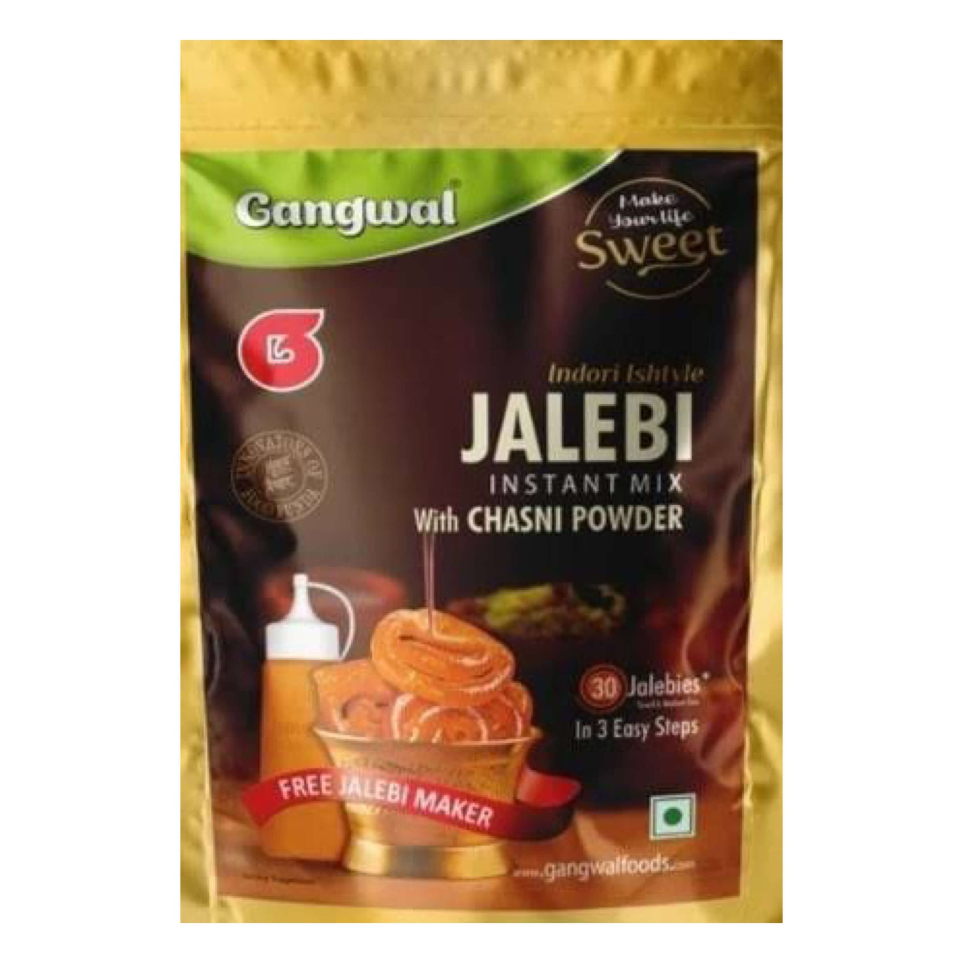 Shop Gangwal Instant Jalebi Mix 300 gms online at best prices on The State Plate