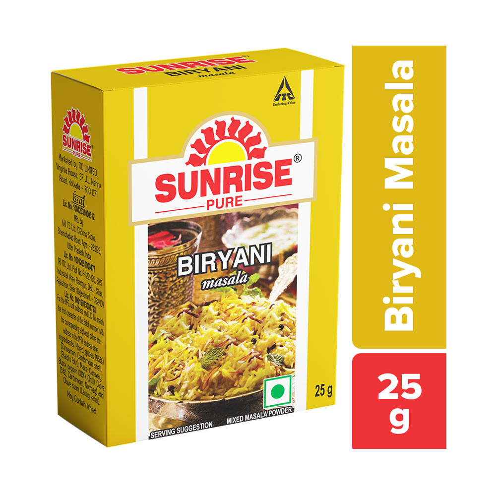 Shop Sunrise Biryani Masala 25 gms online at best prices on The State Plate