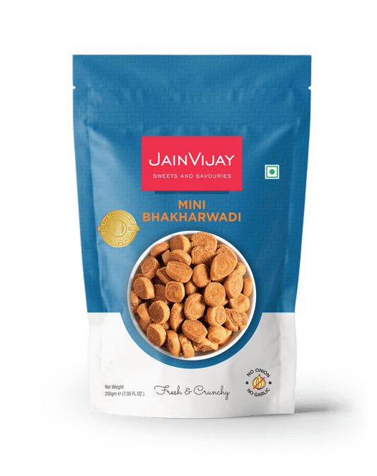 Shop Jain Vijay Mini Bhakarwadi 200 gms online at best prices on The State Plate