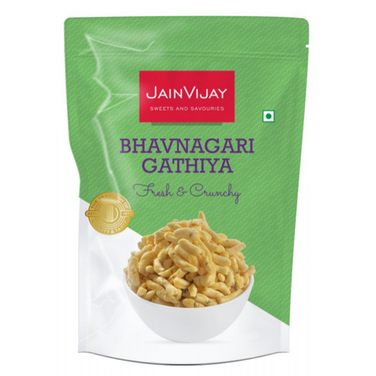 Shop Jain Vijay Bhavanagri Gathiya 250 gms online at best prices on The State Plate