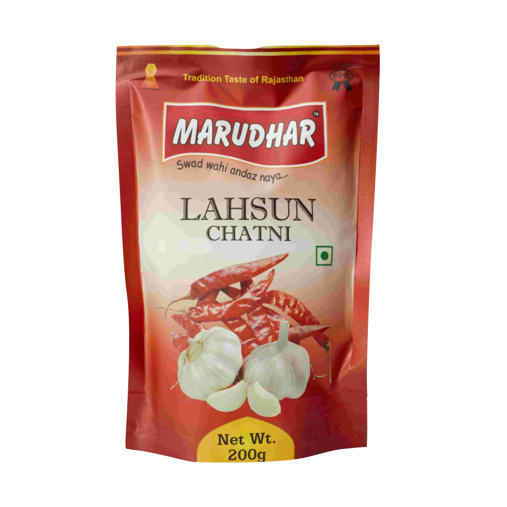 Shop Marudhar Garlic Lahsun Chutney 200 gms online at best prices on The State Plate