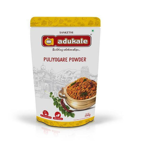 Shop Puliyogare Powder by Adukale 200 gms online at best prices on The State Plate