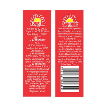 Shop Sunrise Shahi Garam Masala 50 gms online at best prices on The State Plate